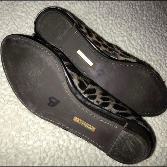Pony Hair Leopard Print Flats - Picture 7 of 8